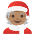 mx claus, medium skin tone